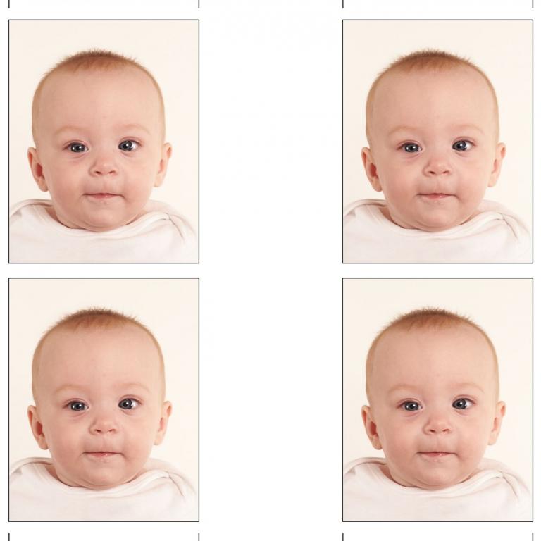 Passfoto Baby Biometrisch